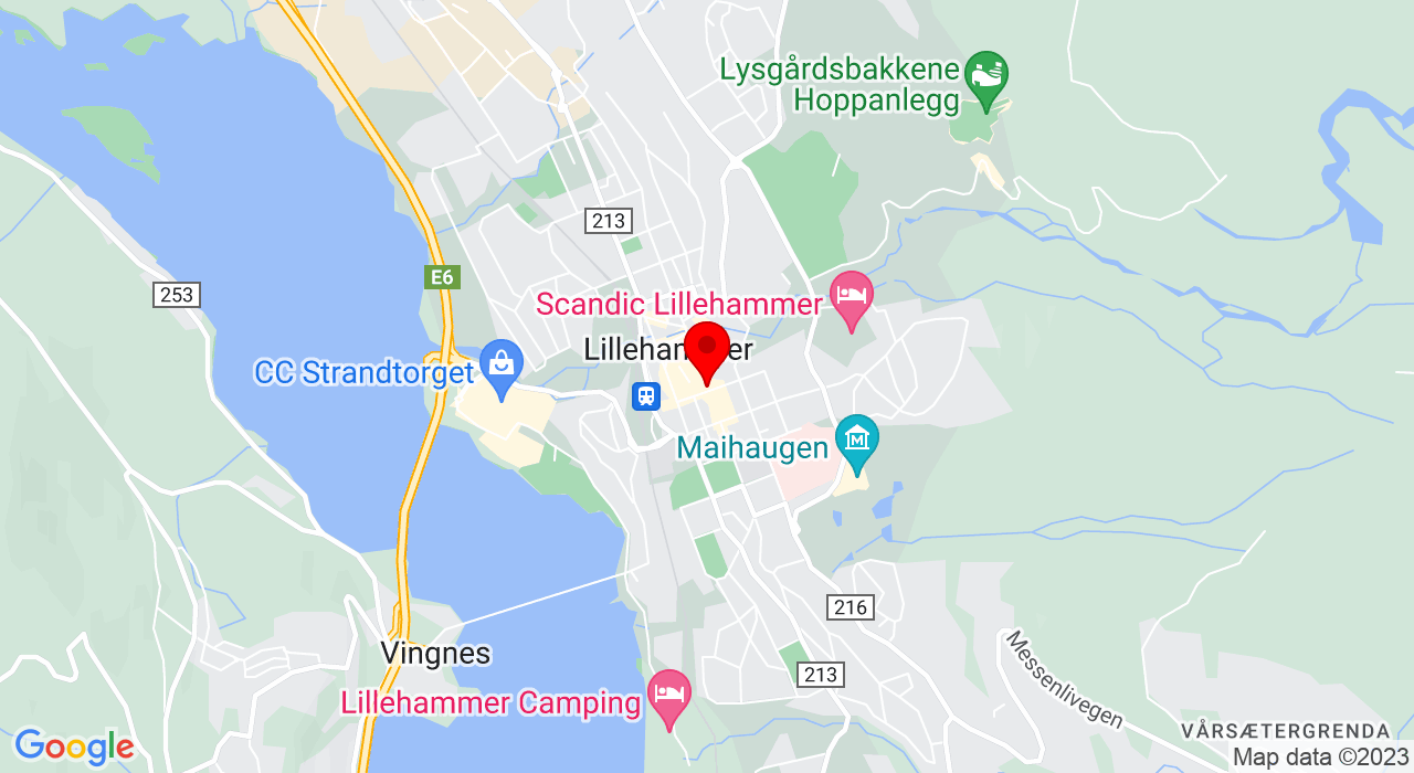 Google Map of Fuglekikkertårnet,2619+Lillehammer