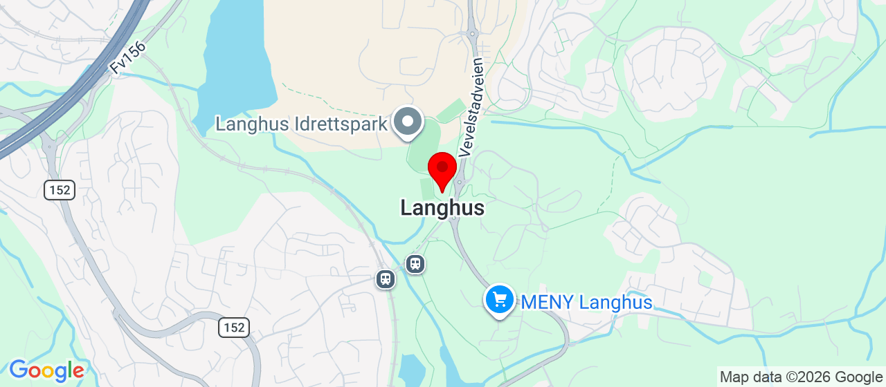 Kart over Langhuset LANGHUS