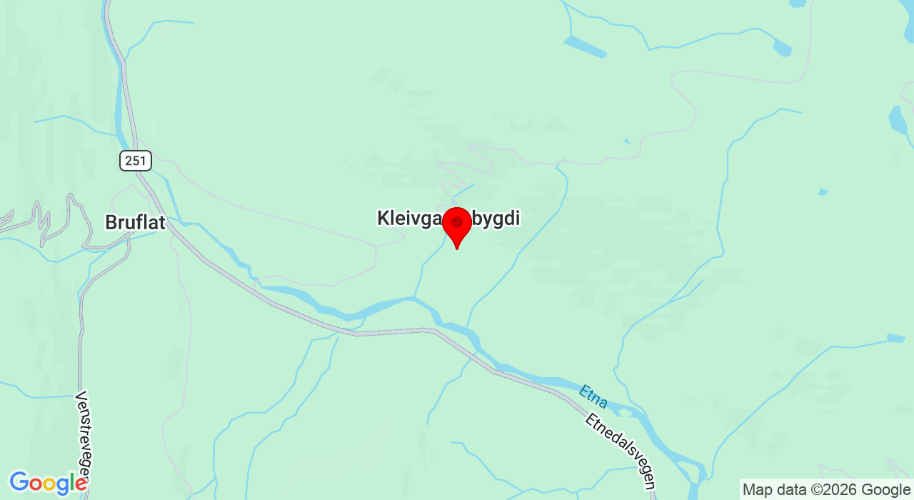 Google Map of https://www.google.com/maps/place/Kleivgardsbygde 155,2890+Etnedal