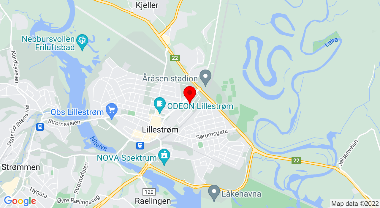 Google Map of Kjerulfs gate 38,2003+LILLESTRØM