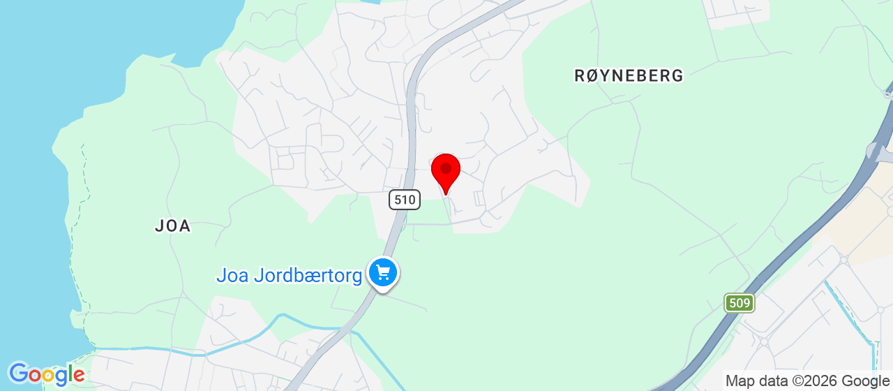 Kart over Røyneberg skole SOLA
