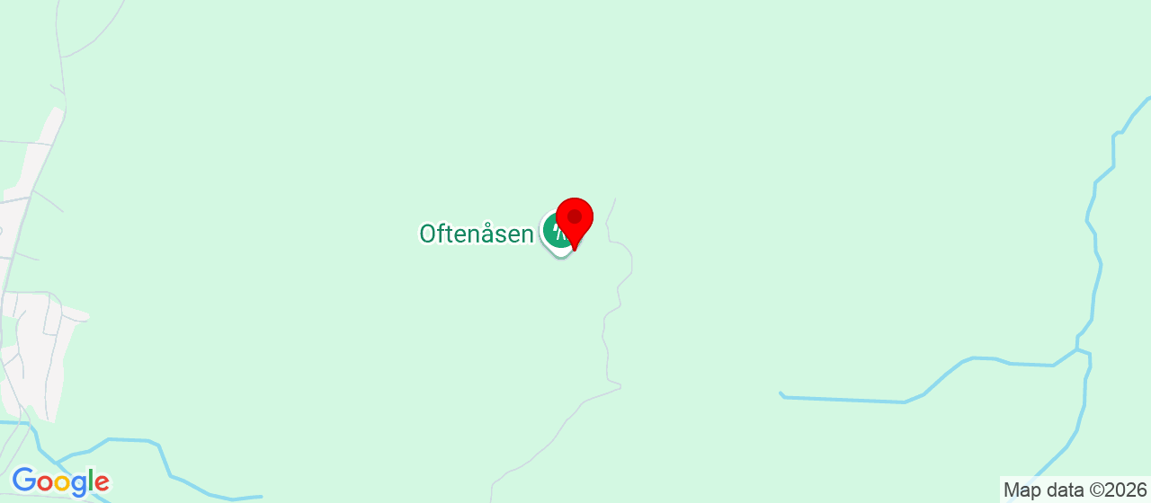 Kart over Oftensåsen Steinkjer