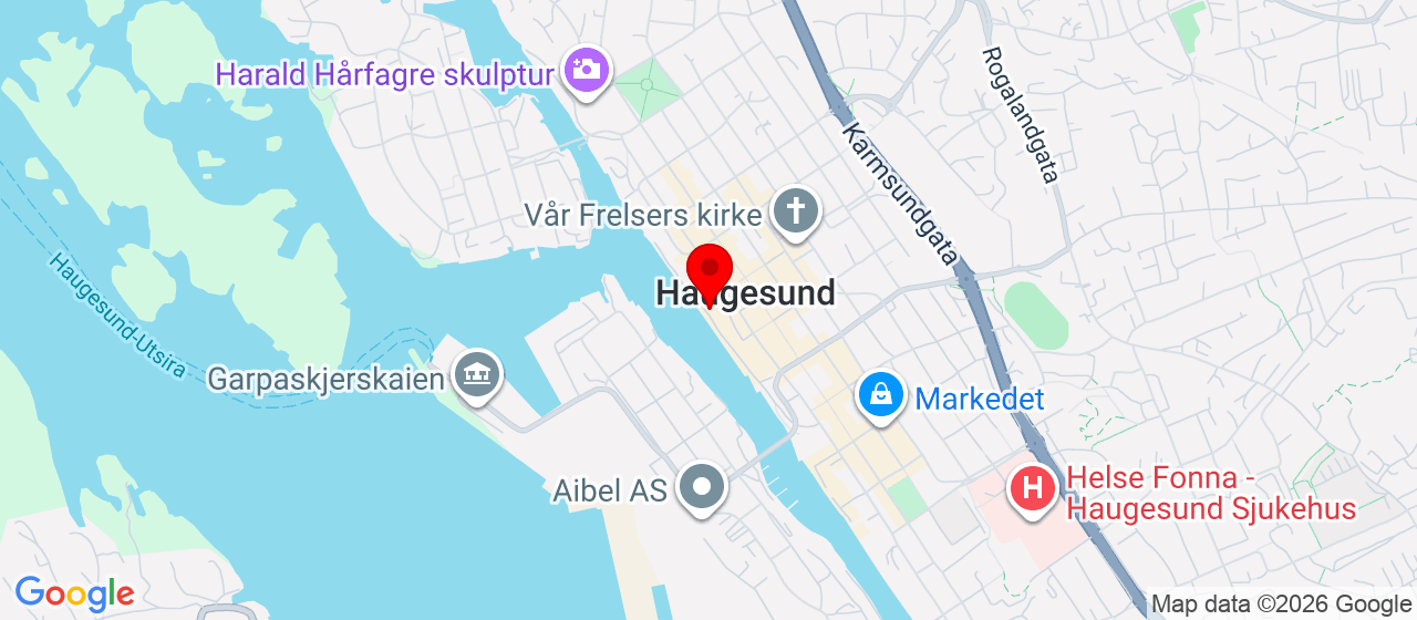 Kart over Haugesund, Clarion Collection Amanda Hotel 