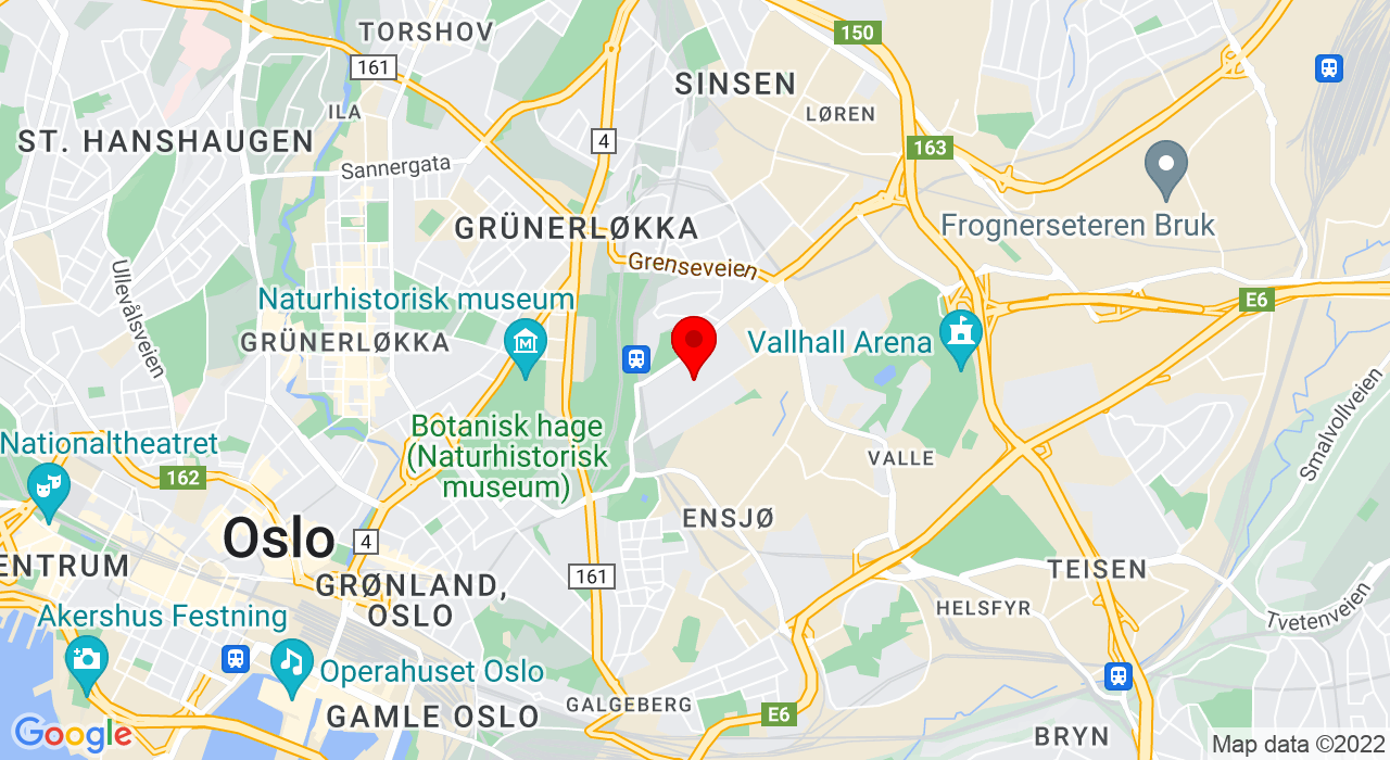 Google Map of Kaare Røddes Plass,0576+OSLO
