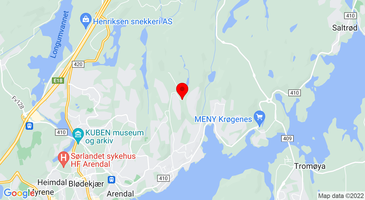 Google Map of Heia snuplass,4843+ARENDAL