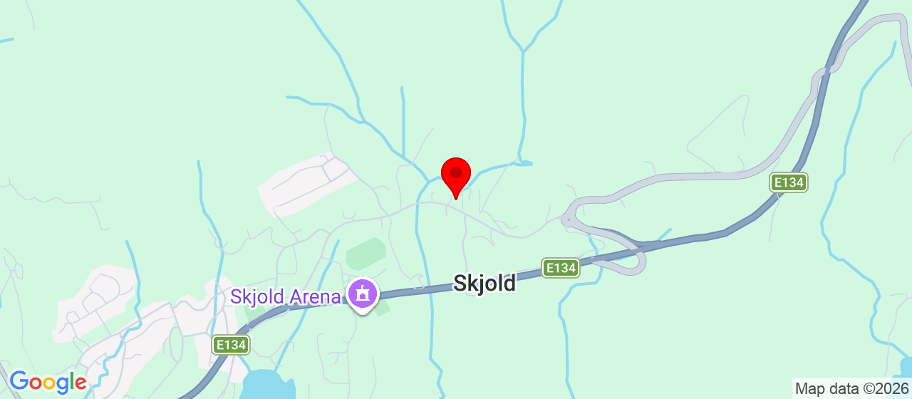 Kart over Skjoldavikvegen 170 Skjold