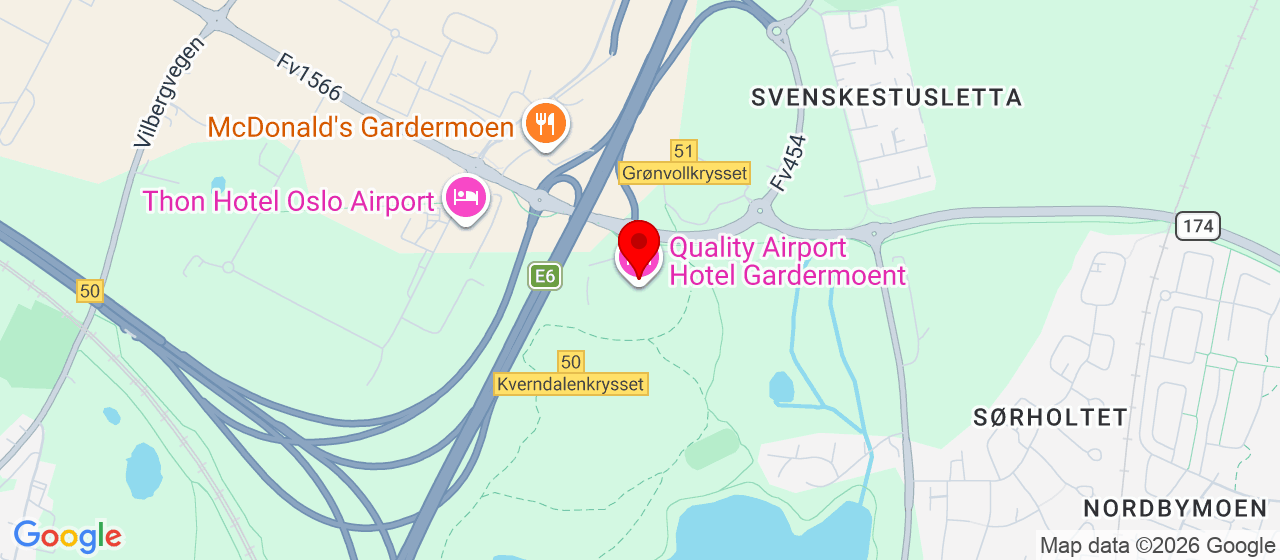 Kart over Lokevegen 7 Jessheim