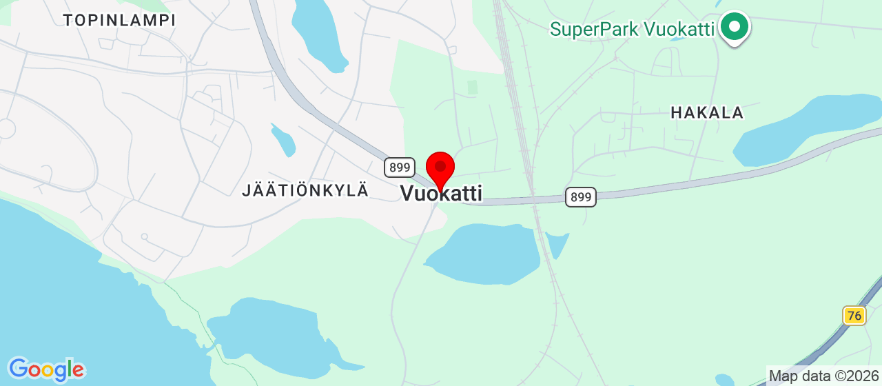 Kart over Vuokatti 