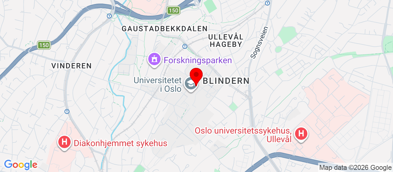 Kart over Problemveien 13 