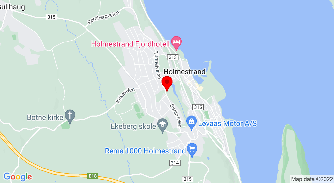 Google Map of Tunnellveien 20,3084+HOLMESTRAND