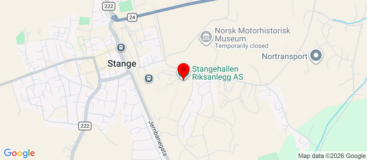 Kart over Stangehallen 