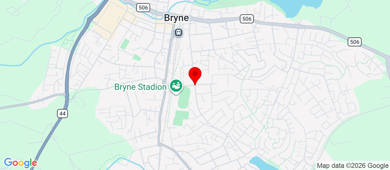 Kart over Trallfavegen Bryne