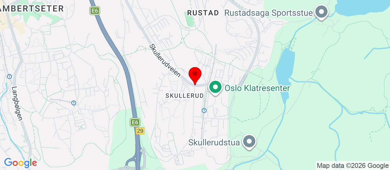 Kart over Skullerud 
