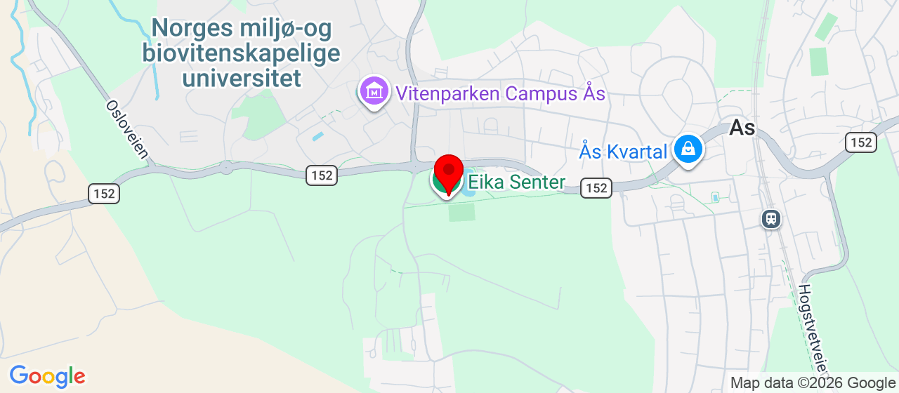 Kart over Herumveien 6 Ås