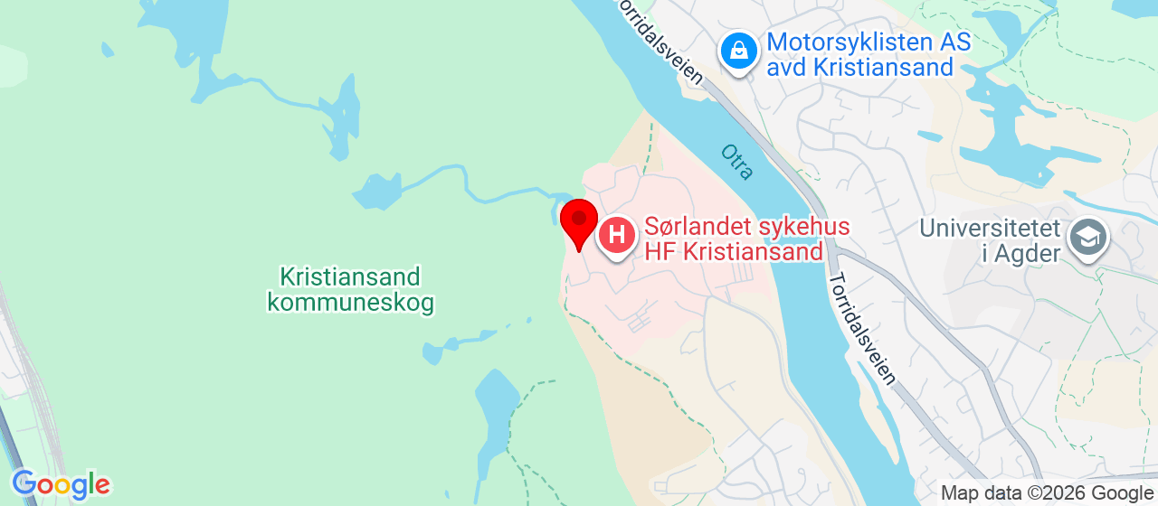 Kart over Fant Olsen Stykket KRISTIANSAND S