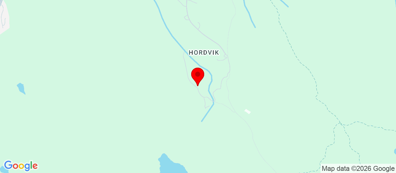 Kart over Falkangervegen 235 HORDVIK