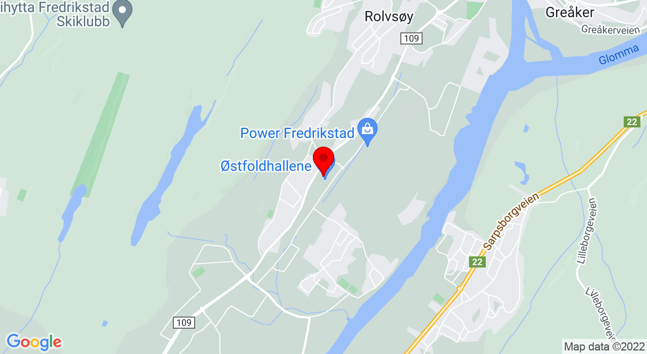 Google Map of Dikeveien 28,1661+ROLVSØY