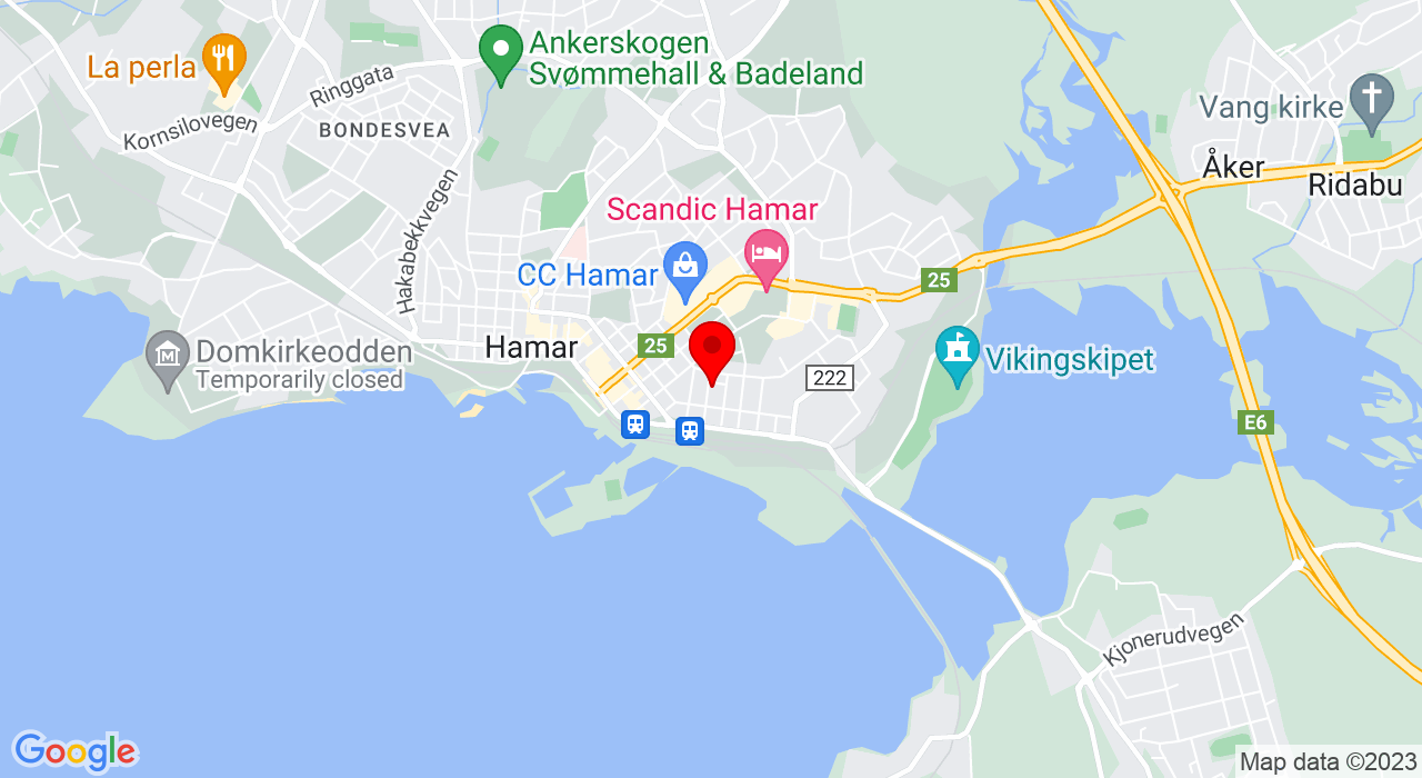 Google Map of Falsens gate 12,+Hamar