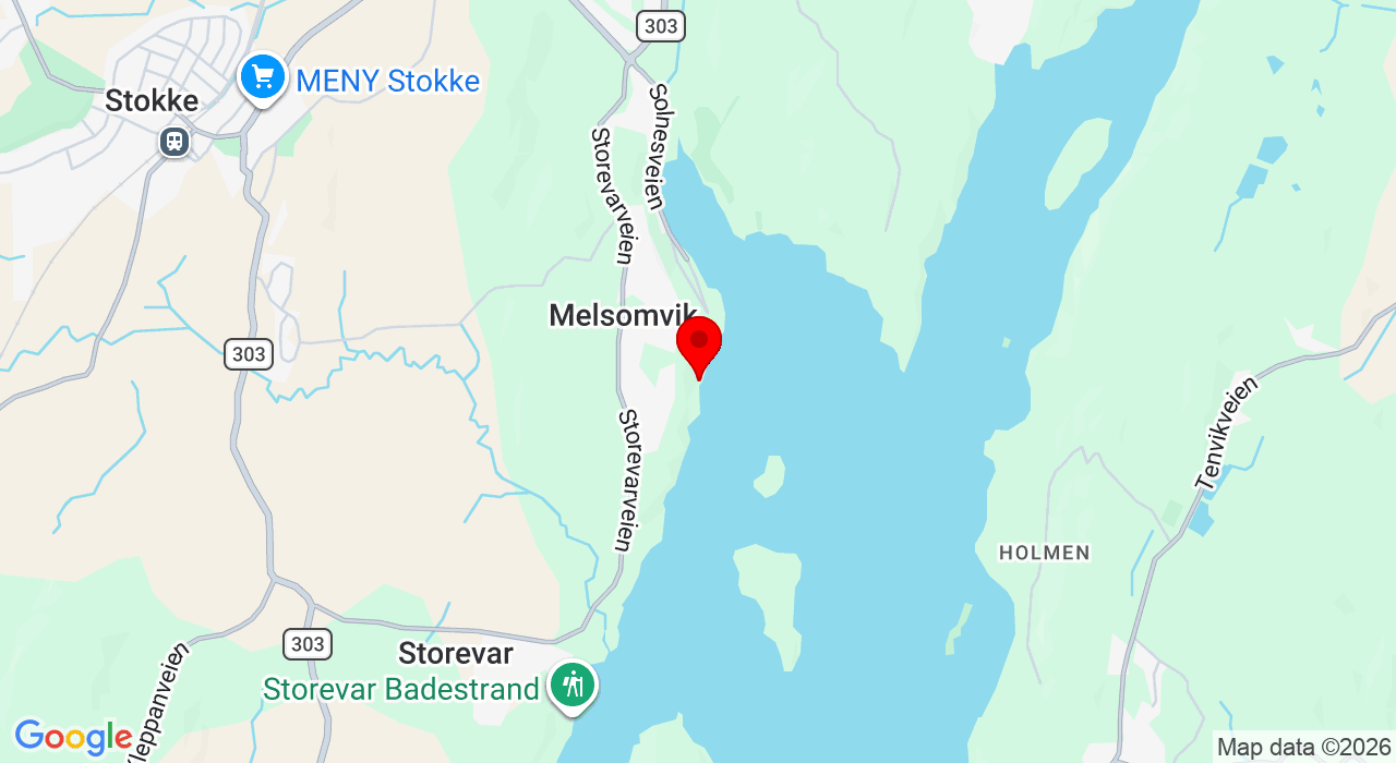 Google Map of https://www.google.com/maps/place/Magasinveien 3, Melsomvik,Melsomvik