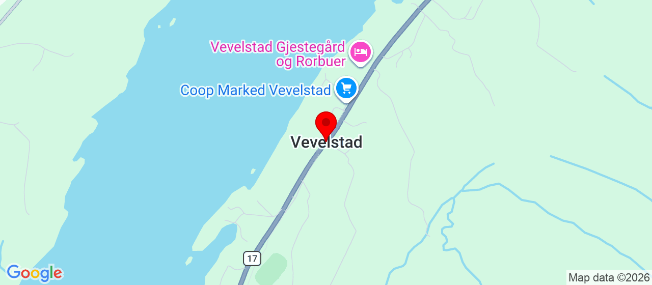 Kart over Haugjordet ungdomsskole Vevelstad