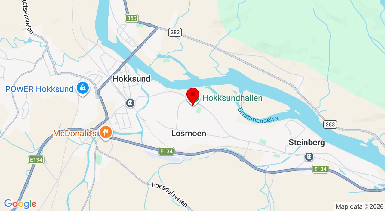 Google Map of https://www.google.com/maps/place/Lyngveien 48,3300+Hokksund