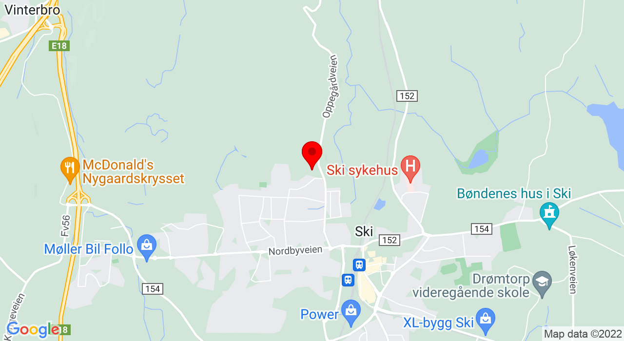 Google Map of Gressletta - Hebekkskogen,1406+SKI