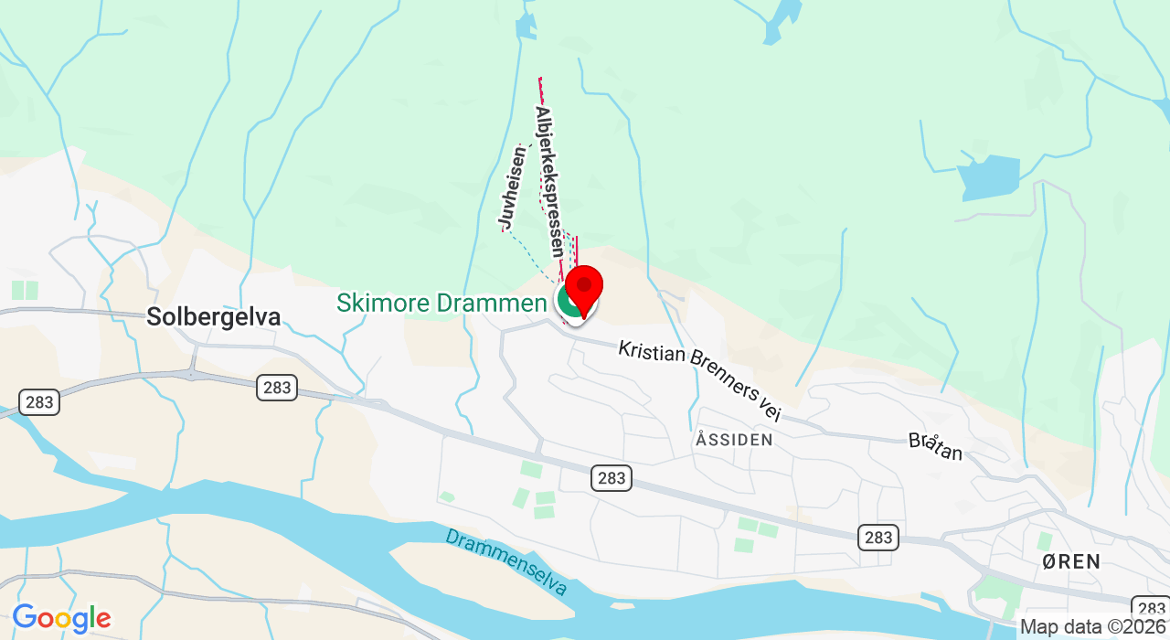 Google Map of https://www.google.com/maps/place/Kristian Brenners vei 140,3029+Drammen