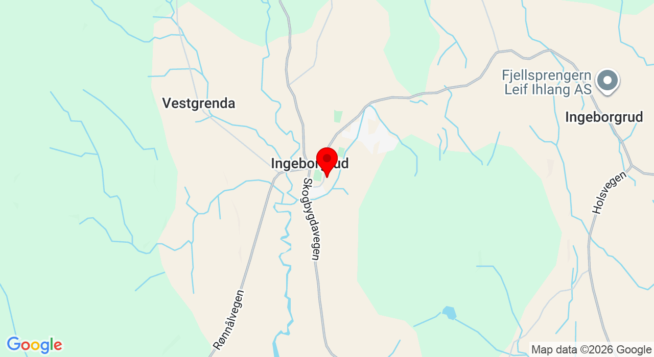 Google Map of https://www.google.com/maps/place/Skogbygda skole