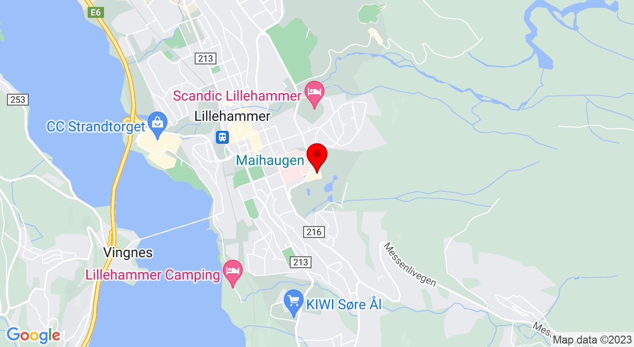 Google Map of Maihaugen, Maihaugvegen 1,2609+Lillehammer