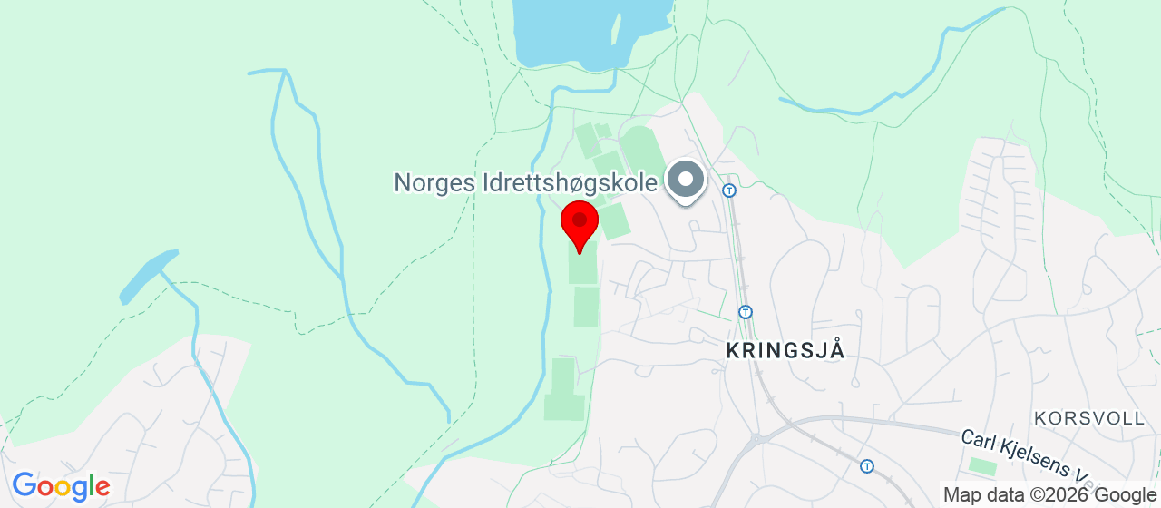 Kart over Sognsveien 210 OSLO