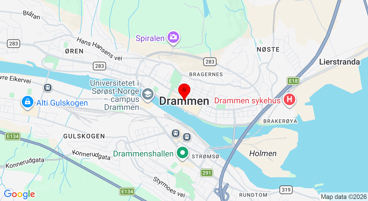 Google Map of https://www.google.com/maps/place/Klevjerveien146F,Drammen