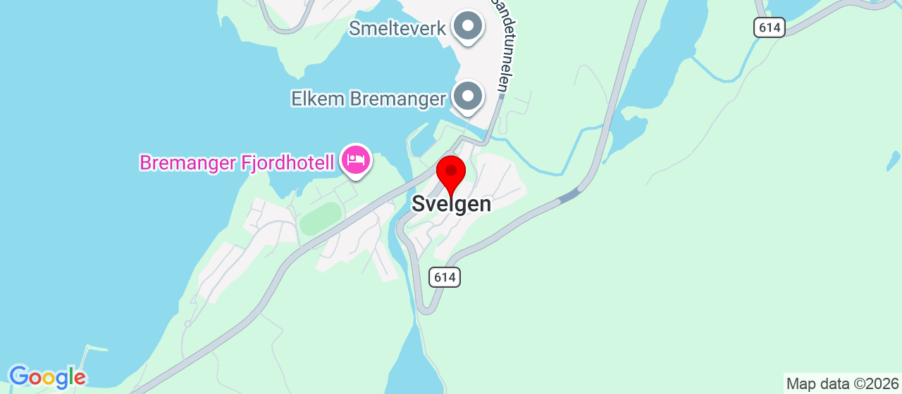 Kart over Breivika, Svelgen SVELGEN