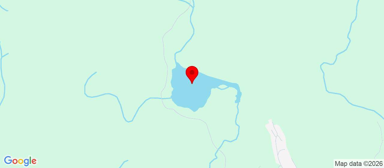Kart over Lauglovatnet 