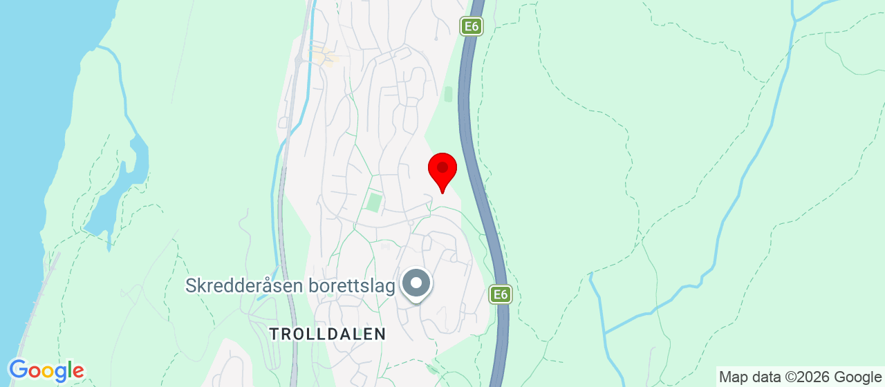 Kart over Skredderveien 100 MOSS