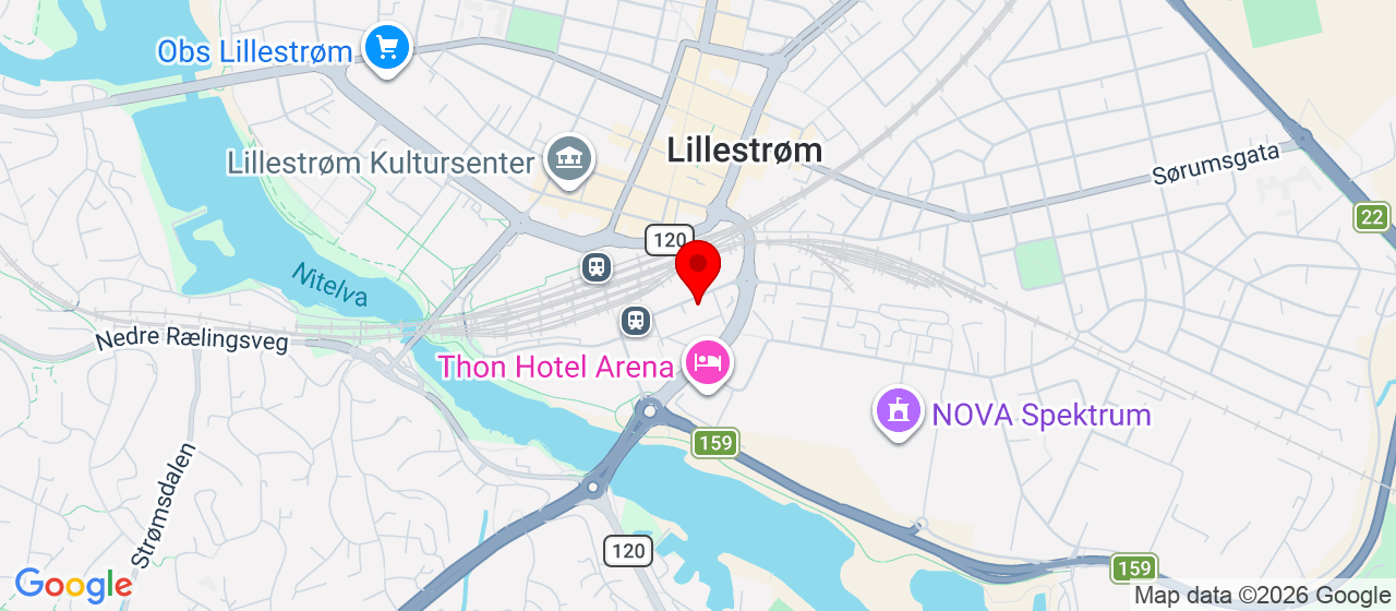 Kart over Stillverksveien 18 OSLO