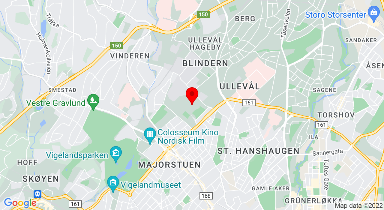 Google Map of Tusentrippen 5,,0361+OSLO