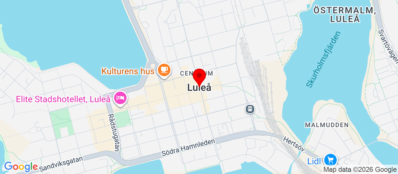 Kart over luleå 