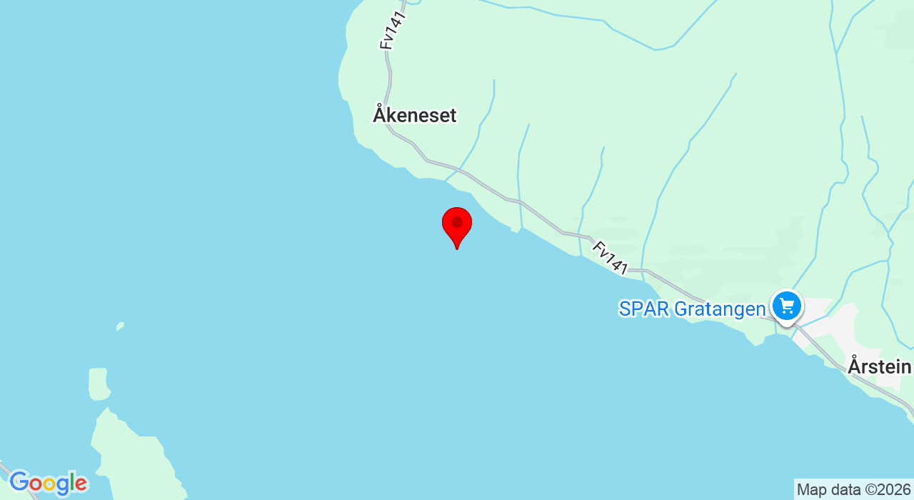 Google Map of https://www.google.com/maps/place/Klubbhuset,9470+Gratangen