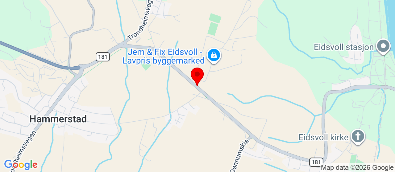 Kart over Myhrer Eidsvoll