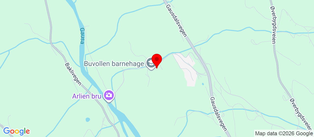 Kart over Buvollvegen 54 FÅBERG