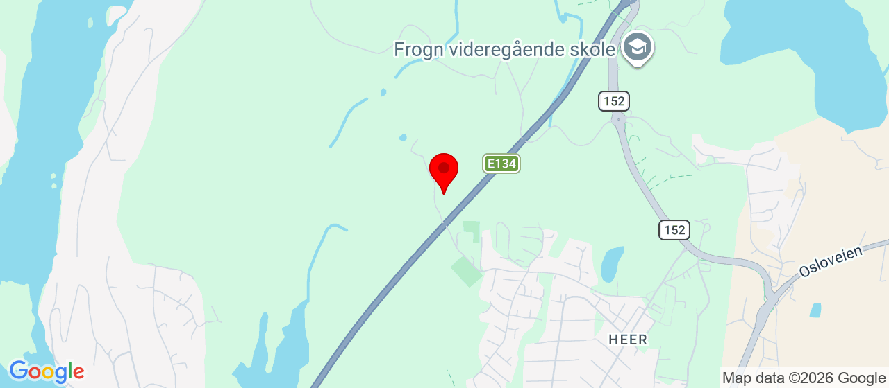 Kart over Oberst Eriksensvei 45 Drøbak