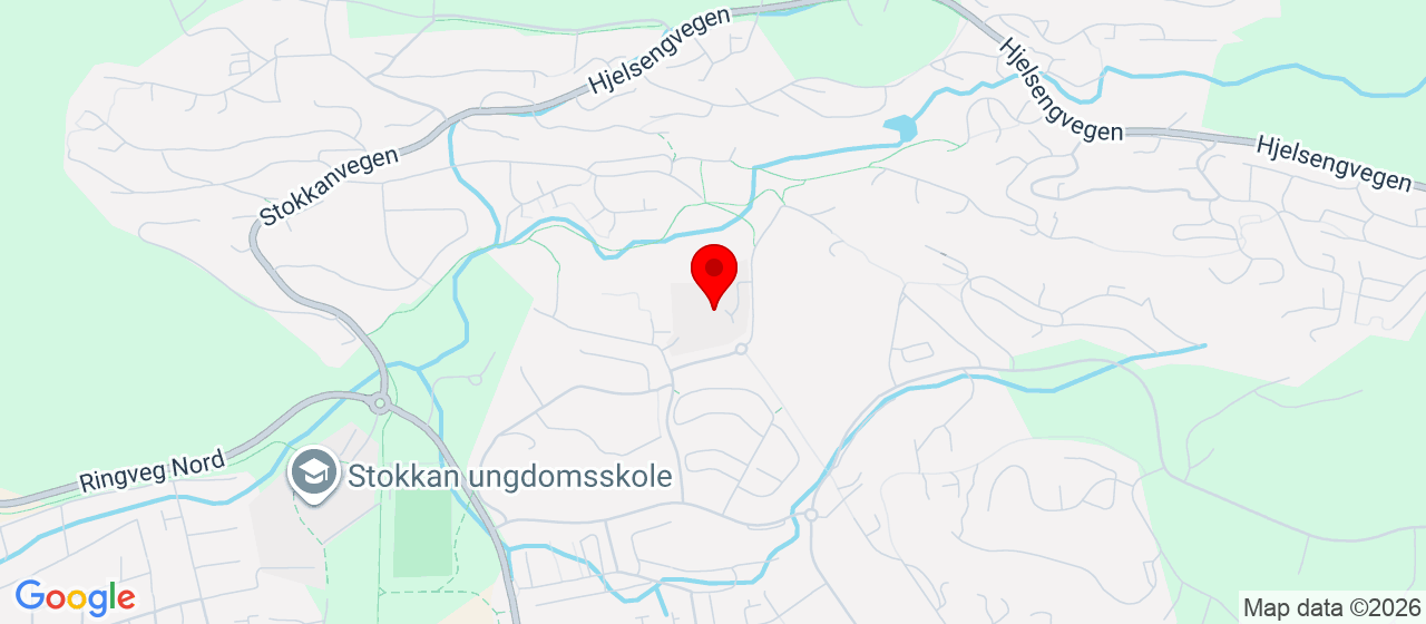 Kart over Fosslia skole STJØRDAL
