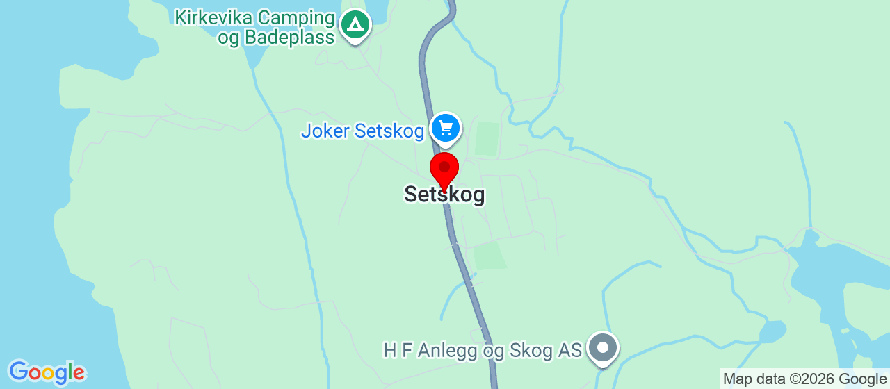 Kart over Måsabyveien 5 Setskog