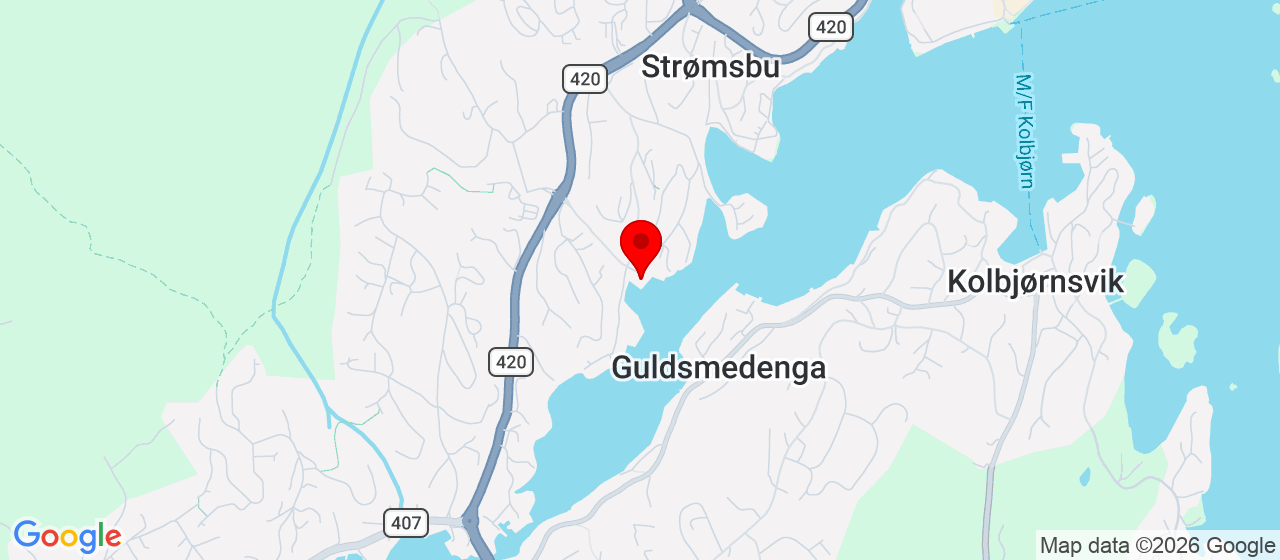 Kart over Arendal Kajakklubb, Hansnesveien 27A ARENDAL
