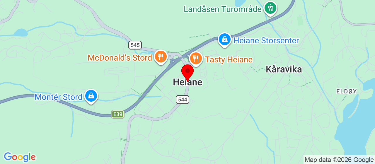 Kart over Wärtsilä-bygget på Heiane 