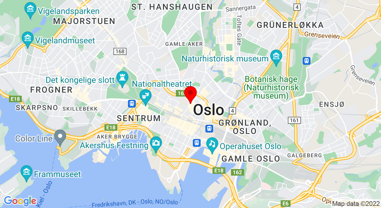 Google Map of Møllergata 15,0179+OSLO