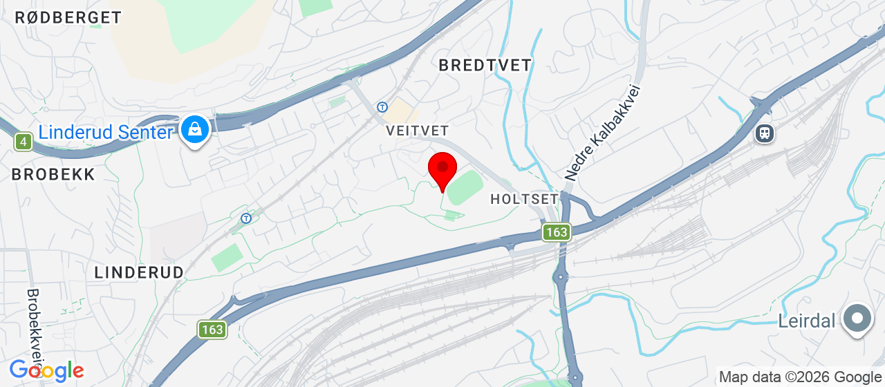 Kart over Veitvet kunstgress 7er B 