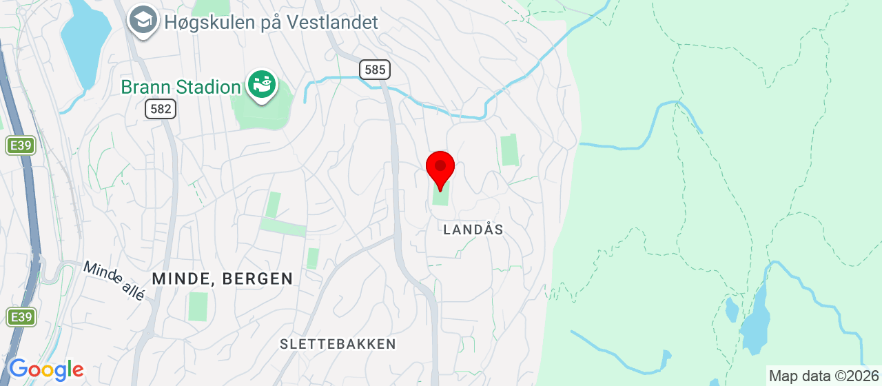 Kart over Landåsbanen 