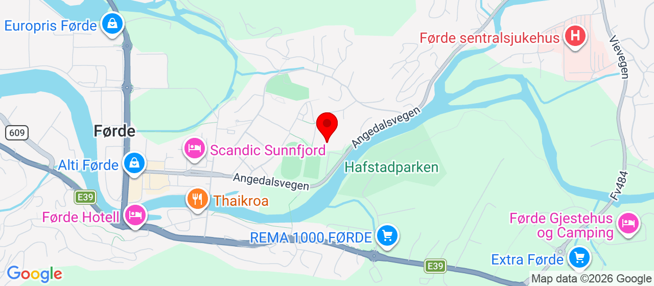 Kart over Angedalsvegen 5 FØRDE