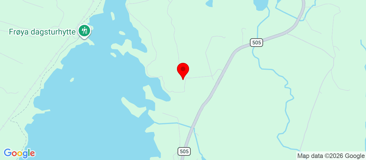 Kart over Njåskogen Jæren 